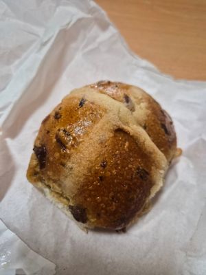 Classic Hot cross bun at Rya Bakehouse in Central Singapore