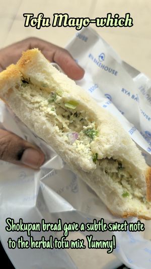 Tofu mayo egg-which at Rya Bakehouse in Central Singapore