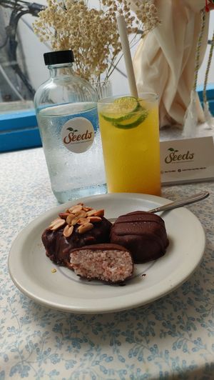 Bounty and snickers at The Seeds Plant-Based Foods & Desserts in Hoi An