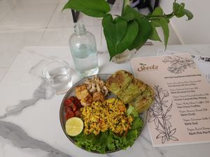 Tofu Scramble at The Seeds Plant-Based Foods & Desserts in Hoi An