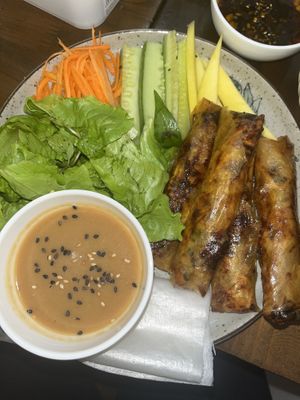 Spring rolls  at The Seeds Plant-Based Foods & Desserts in Hoi An