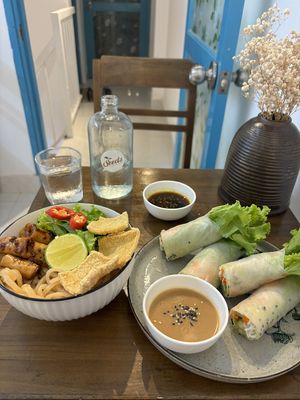 Hoi An Noodles & Fresh Spring Rolls   at The Seeds Plant-Based Foods & Desserts in Hoi An
