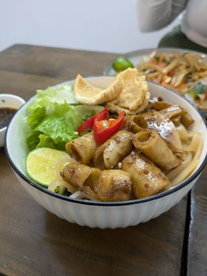 Cao Lau curry at The Seeds Plant-Based Foods & Desserts in Hoi An