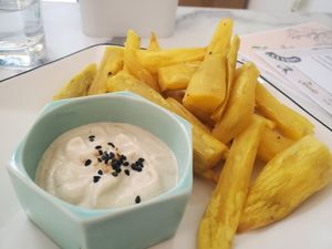 Only sweet potato fries. at The Seeds Plant-Based Foods & Desserts in Hoi An