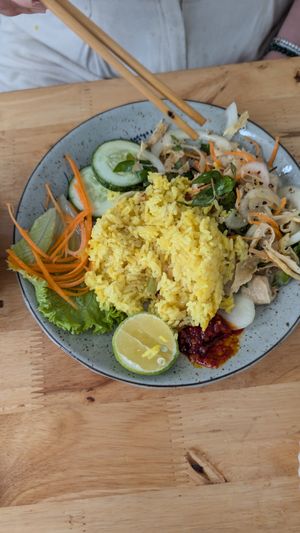 Vegan chicken Rice at The Seeds Plant-Based Foods & Desserts in Hoi An