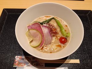 Dandan noodles: slightly small portion at HND - Diversity Diner - T3 - Departures in Tokyo