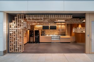 Modern Japanese entrance at HND - Diversity Diner - T3 - Departures in Tokyo