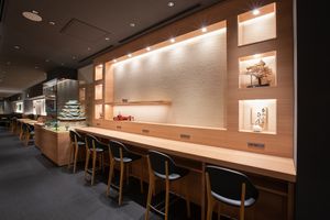 Relaxing counter seats at HND - Diversity Diner - T3 - Departures in Tokyo