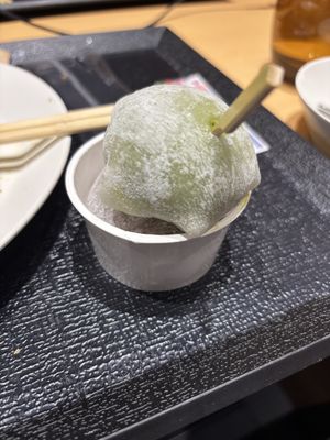 Matcha Daifuku ice cream  at HND - Diversity Diner - T3 - Departures in Tokyo