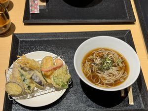 Udon and tempura   at HND - Diversity Diner - T3 - Departures in Tokyo