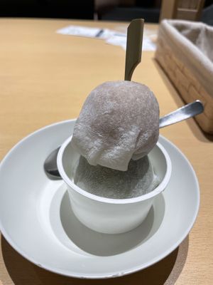 ice cream mochi  at HND - Diversity Diner - T3 - Departures in Tokyo