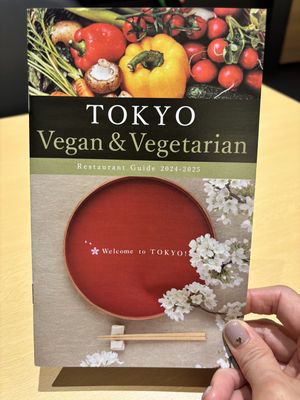 They gave me a free brochure !!   at HND - Diversity Diner - T3 - Departures in Tokyo