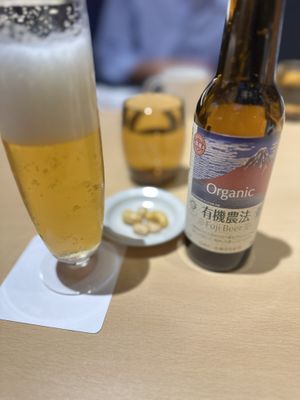 Organic and vegan beer  at HND - Diversity Diner - T3 - Departures in Tokyo