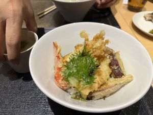 Tempura  at HND - Diversity Diner - T3 - Departures in Tokyo