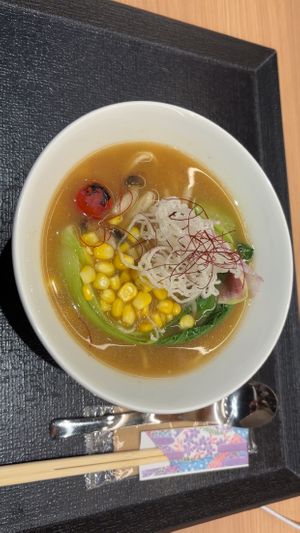 Miso ramen regular portion at HND - Diversity Diner - T3 - Departures in Tokyo