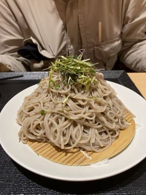 Cold soba noodles  at HND - Diversity Diner - T3 - Departures in Tokyo