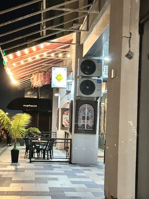 Entrance from the street  at Mother India in Kota Kinabalu
