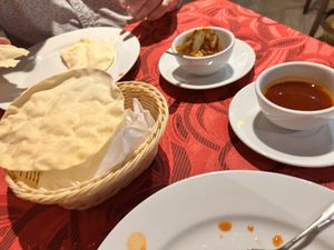 Lovely starter chutney. Popadum order is x2 and chutney   at Mother India in Kota Kinabalu