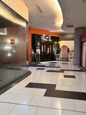 Entrance from the corner of the mall  at Mother India in Kota Kinabalu