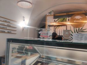 Interior at Gelateria Haiti in Bordighera