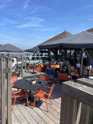 Terrace  at Strandpaviljoen De Piraat in Cadzand