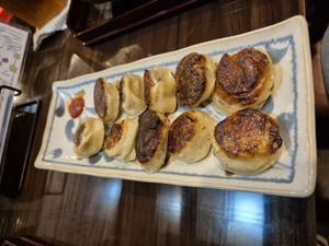 Gyoza at tsuminaki Mapo Tofu - 罪無き麻婆豆腐 in Tokyo