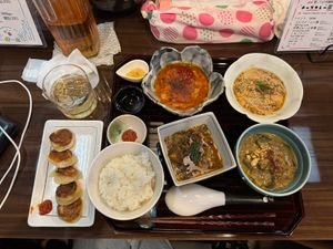 Mapo Tofu Set  at tsuminaki Mapo Tofu - 罪無き麻婆豆腐 in Tokyo