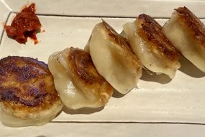 Gyoza 😋   at tsuminaki Mapo Tofu - 罪無き麻婆豆腐 in Tokyo