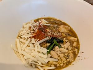 Cheese curry mapo tofu at tsuminaki Mapo Tofu - 罪無き麻婆豆腐 in Tokyo