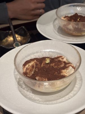 Tofu tiramisu, so good!  at tsuminaki Mapo Tofu - 罪無き麻婆豆腐 in Tokyo