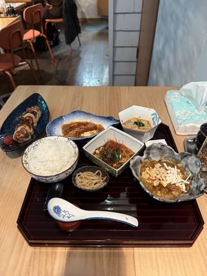 Tried all the mapo tofu’s available! Great plac and super nice staff ❤️  at tsuminaki Mapo Tofu - 罪無き麻婆豆腐 in Tokyo