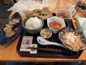 Deluxe mapo tofu set!!! So good at tsuminaki Mapo Tofu - 罪無き麻婆豆腐 in Tokyo