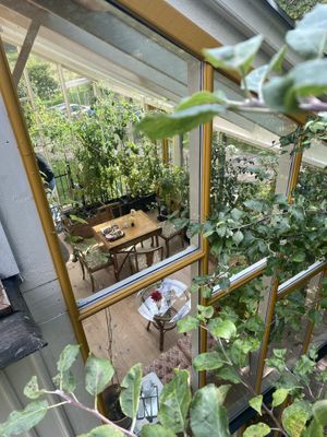 Upstairs from roof staircasee  at Kakor & Kackel in Knaered