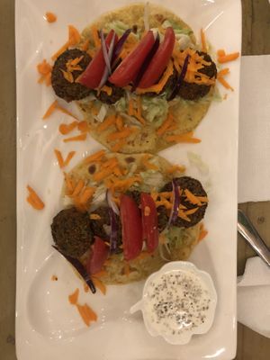 Falafel Plate  at Almendra in Antigua