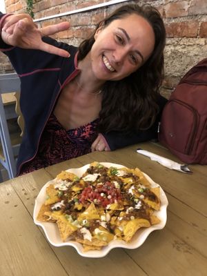 Nachos!  at Almendra in Antigua