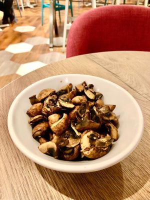 Sautéed mushrooms  at Travelodge - Manchester Piccadilly in Manchester