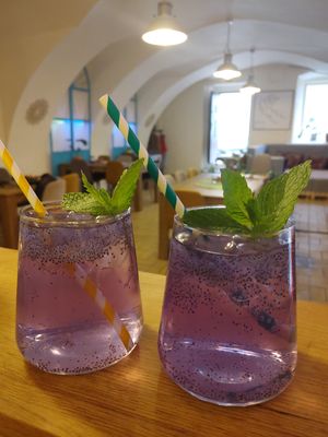 Special iranian drink"cold drink" at Kardamon  in Bielsko-biala