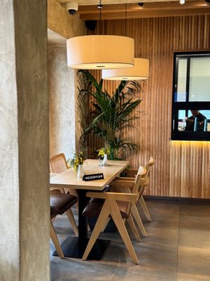 Interiors at Ottos Restocafé in Tirana