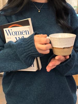 Library at Ottos Restocafé in Tirana