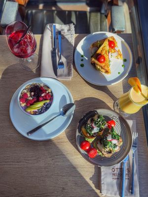 Brunch at Ottos Restocafé in Tirana
