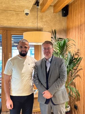 UK ambassador as a regular guest at our restaurant at Ottos Restocafé in Tirana