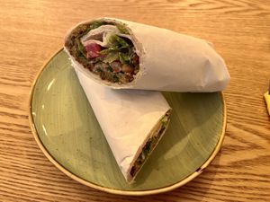 Falafel Saj  at Manoushti in Goslar