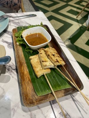 Vegan Tofu Sate  at Jatujak - Mall of Asia in Pasay