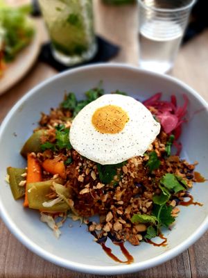 Nasi Goreng at Monkey Mood in Capbreton