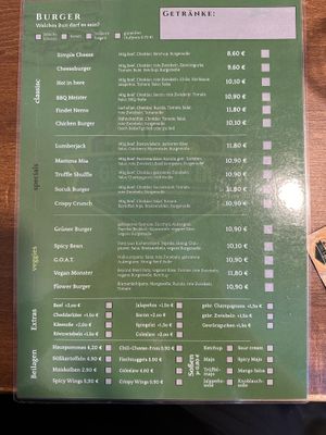 Menu (2/2).  at Grill & Green in Hamburg