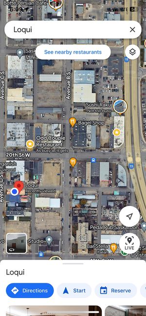 Ave C South  at Loqui Restaurant & Bar Inc in Saskatoon