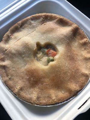 Gluten-free chicken pot pie  at Reverie Bakeshop in Richardson