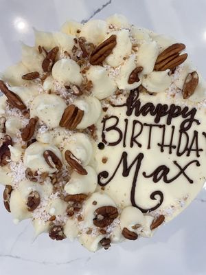 Italian Cream Cake  at Reverie Bakeshop in Richardson