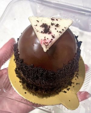 Chocolate dome cake   at Reverie Bakeshop in Richardson
