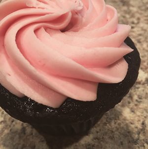 Strawberry cupcake at Reverie Bakeshop in Richardson